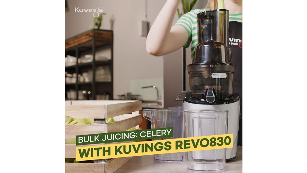 Kuvings REVO830 Wide Feed Slow Juicer in Black